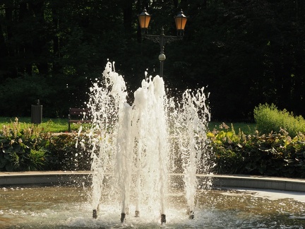Fontaine au parc de Zywiec