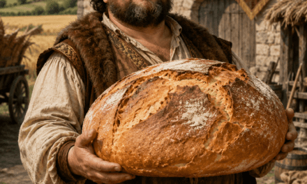 Une miche de pain transformée en pierre